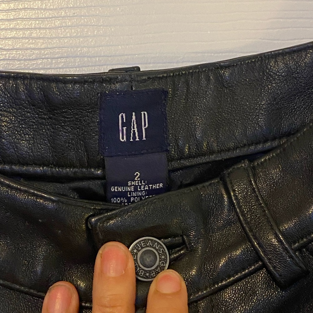 Gap genuine leather pants